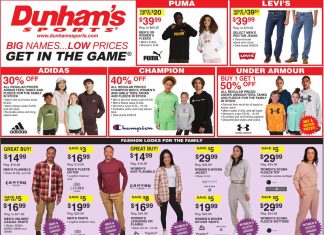 Dunham’s Sports Weekly Ad Aug 24 – Aug 29, 2024