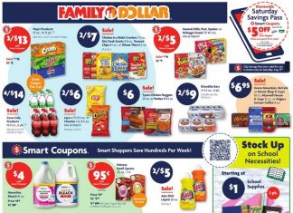Family Dollar Weekly Ad Aug 11 – Aug 17, 2024 (Back to School Promotion Included)
