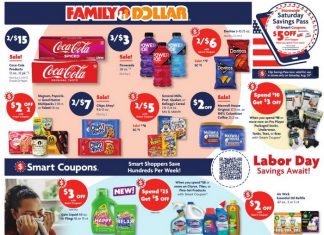 Family Dollar Weekly Ad Aug 18 – Aug 24, 2024 (Labor Day Promotion Included)
