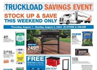 Fleet Farm Truckload Savings Event Sale Aug 01 – Aug 04, 2024