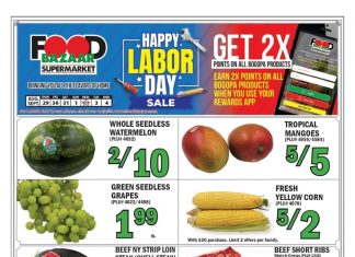 Food Bazaar Weekly Ad Aug 29 – Sep 04, 2024 (Labor Day Promotion Included)