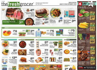 Gerrity’s Supermarkets Weekly Ad Aug 30 – Sep 05, 2024 (Labor Day Promotion Included)