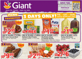 Giant Food Weekly Ad Aug 02 – Aug 09, 2024