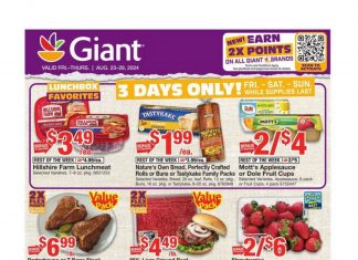 Giant Food Weekly Ad Aug 23 – Aug 29, 2024
