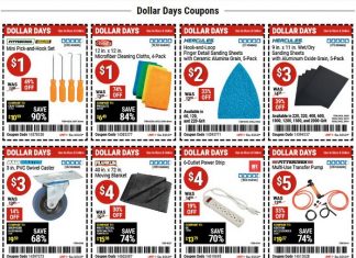 Harbor Freight Dollar Days Coupon Sale Aug 15 – Aug 21, 2024