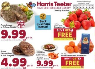 Harris Teeter Weekly Ad Aug 14 – Aug 20, 2024 (Back to School Promotion Included)