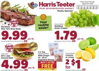Harris Teeter Weekly Ad Aug 21 – Aug 27, 2024 (Back to School Promotion Included)