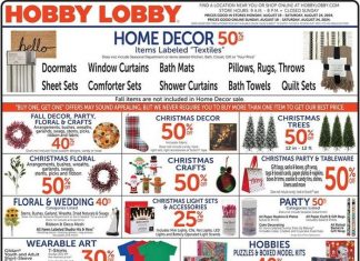 Hobby Lobby Weekly Ad Aug 18 – Aug 24, 2024