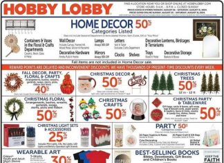 Hobby Lobby Weekly Ad Aug 25 – Aug 31, 2024