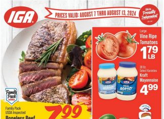 IGA Weekly Ad Aug 07 – Aug 13, 2024 (Back to School Promotion Included)