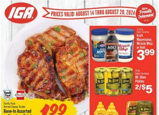 IGA Weekly Ad Aug 14 – Aug 20, 2024 (Back to School Promotion Included)