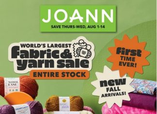 Jo-Ann Weekly Ad Aug 01 – Aug 14, 2024