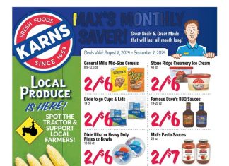 Karns Quality Foods Monthly Ad Aug 06 – Sep 02, 2024