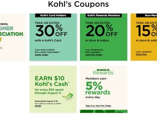 Kohl’s Coupon Ad Until Aug 11, 2024 (Back to School Promotion Included)