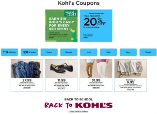Kohl’s Coupon Ad Until Aug 25, 2024 (Back to School Promotion Included)