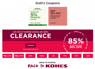 Kohl’s Coupon Ad Until Aug 28, 2024 (Back to School Promotion Included)