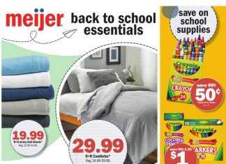Meijer Back to School Ad Aug 11 – Aug 17, 2024