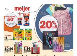 Meijer Back to School Ad Aug 04 – Aug 10, 2024