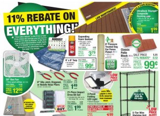 Menards Weekly Ad Aug 01 – Aug 11, 2024