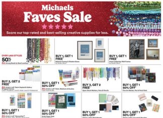 Michaels Weekly Ad Aug 18 – Aug 24, 2024 (Back to School Promotion Included)
