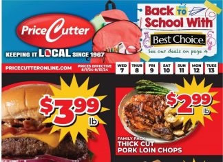 Price Cutter Weekly Ad Aug 07 – Aug 13, 2024 (Back to School Promotion Included)