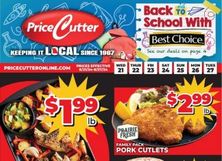 Price Cutter Weekly Ad Aug 21 – Aug 27, 2024 (Back to School Promotion Included)