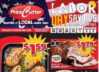 Price Cutter Weekly Ad Aug 28 – Sep 03, 2024 (Labor Day Promotion Included)
