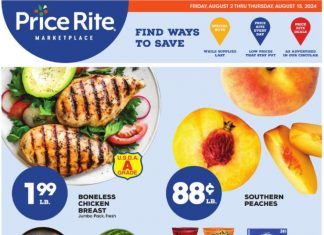 Price Rite Weekly Ad Aug 02 – Aug 15, 2024