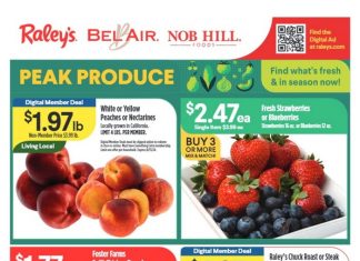 Raley’s Weekly Ad Aug 07 – Aug 13, 2024 (Back to School Promotion Included)