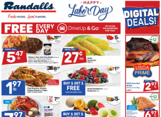Randalls Weekly Ad Aug 28 – Sep 03, 2024 (Labor Day Promotion Included)