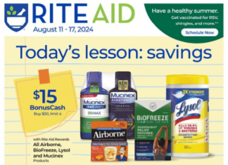 Rite Aid Weekly Ad Aug 11 – Aug 17, 2024