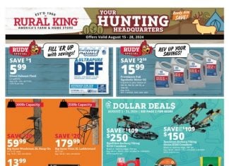 Rural King Weekly Ad Aug 15 – Aug 28, 2024