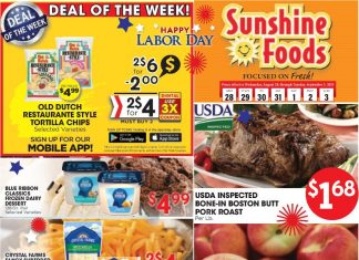 Sunshine Foods Weekly Ad Aug 28 – Sep 03, 2024 (Labor Day Promotion Included)