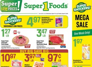 Super 1 Foods Weekly Ad Aug 07 – Aug 13, 2024