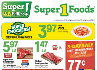 Super 1 Foods Weekly Ad Aug 21 – Aug 27, 2024