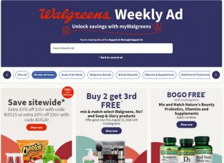 Walgreens Weekly Ad Aug 25 – Aug 31, 2024