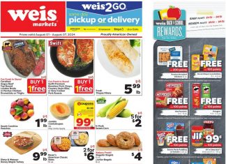 Weis Markets Weekly Ad Aug 01 – Aug 07, 2024
