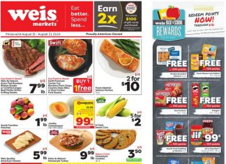 Weis Markets Weekly Ad Aug 15 – Aug 21, 2024
