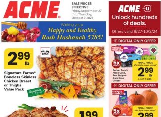 ACME Weekly Ad Sep 27 – Oct 03, 2024