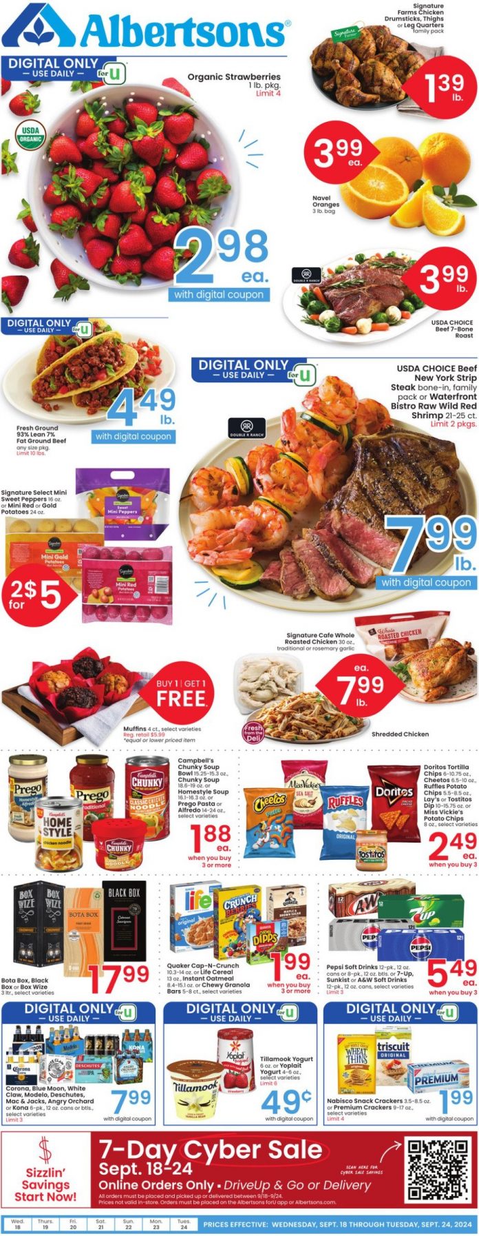 Albertsons Weekly Ad Sep 18 Sep 24, 2024 (Halloween Promotion Included)