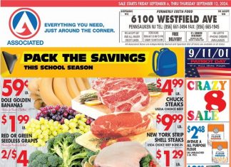 Associated Supermarkets Weekly Ad Sep 06 – Sep 12, 2024 (Back to School Promotion Included)