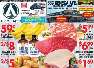 Associated Supermarkets Weekly Ad Sep 27 – Oct 03, 2024