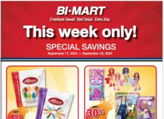 Bi-Mart Weekly Ad Sep 17 – Sep 23, 2024
