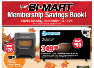 Bi-Mart Weekly Ad Sep 24 – Oct 07, 2024