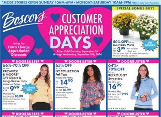 Boscov’s Weekly Ad Sep 05 – Sep 11, 2024