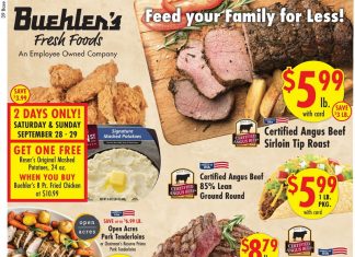 Buehler’s Weekly Ad Sep 25 – Oct 01, 2024