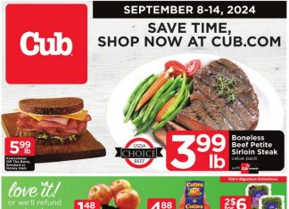 Cub Foods Weekly Ad Sep 08 – Sep 14, 2024