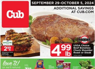 Cub Foods Weekly Ad Sep 29 – Oct 05, 2024
