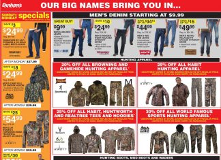 Dunham’s Sports Weekly Ad Sep 07 – Sep 12, 2024