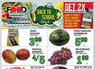 Food Bazaar Weekly Ad Sep 05 – Sep 11, 2024 (Back To School Promotion Included)